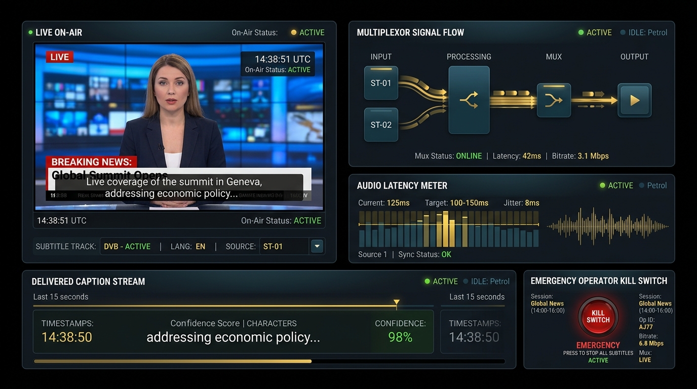 Live Subtitling Console